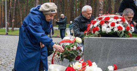 Syreny nad cmentarzem w Bykowni. Uroczystości przerwane alarmem
