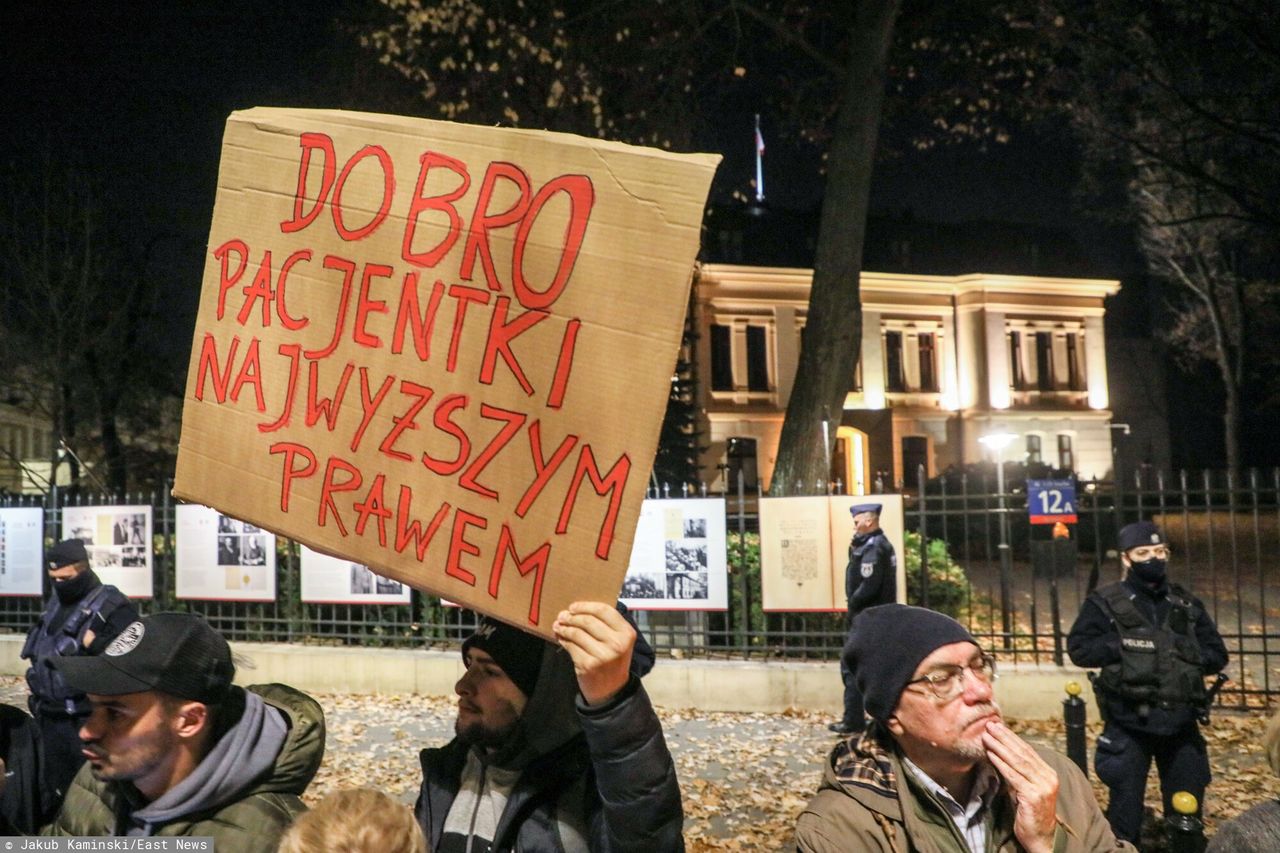 Protest przed Trybunałem Konstytucyjnym 