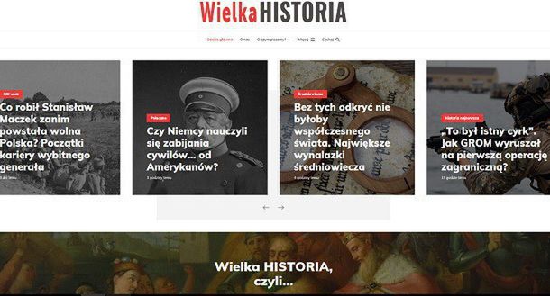 Startuje serwis WielkaHistoria.pl, twórców CiekawostekHistorycznych.pl i TwojejHistorii.pl