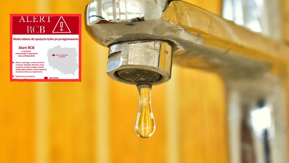  Alert RCB. Woda zdatna do picia tylko po przegotowaniu