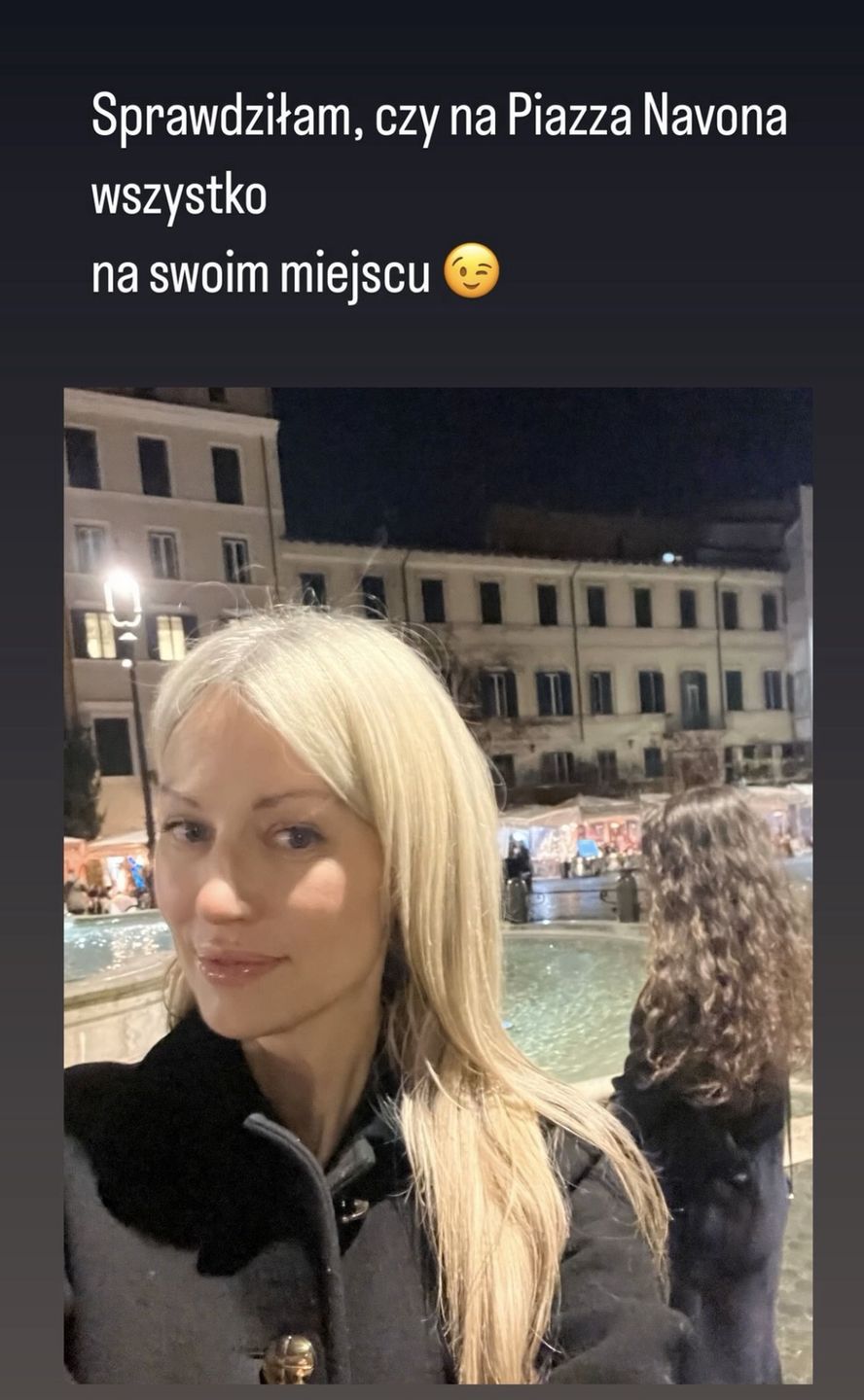 Magdalena Ogórek nadaje z Rzymu