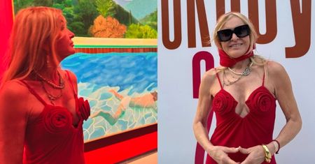 Monika Olejnik ŚWIECI DEKOLTEM podczas wypadu do paryskiego muzeum