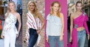 Gwiazdy odsłaniają ramiona w asymetrycznych bluzkach