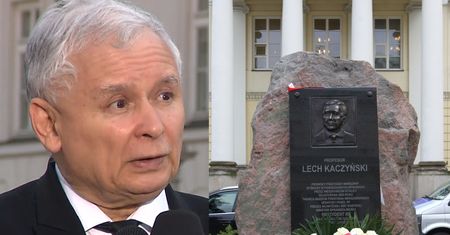 Kaczyński zapowiada budowę pomników smoleńskich: "Tu, między "domem bez kantów" i Hotelem Europejskim, stanie pomnik Lecha Kaczyńskiego"