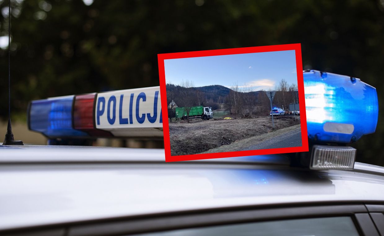 Przejechał śmieciarką pracownika. 25-latek zginął na miejscu