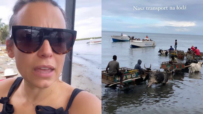 Anna Mucha na wczasach