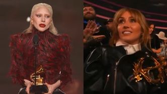 Miley Cyrus nie biła braw Lady Gadze na rozdaniu Grammy?! Fani nie byli zachwyceni. "BEZ KOMENTARZA" (WIDEO)