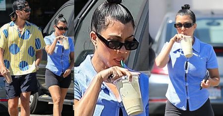 Byli partnerzy Scott Disick i Kourtney Kardashian spędzają razem czas na kawie w Malibu (ZDJĘCIA)