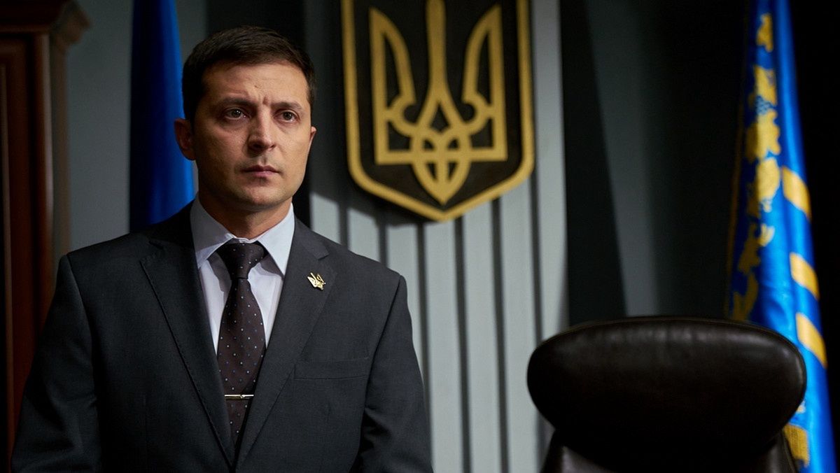 Wołodymyr Zełeński w serialu "Sługa narodu"