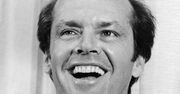 Jack Nicholson ze znaczkiem "Solidarności"