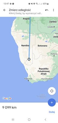 Mierzenie odległości w Google Maps