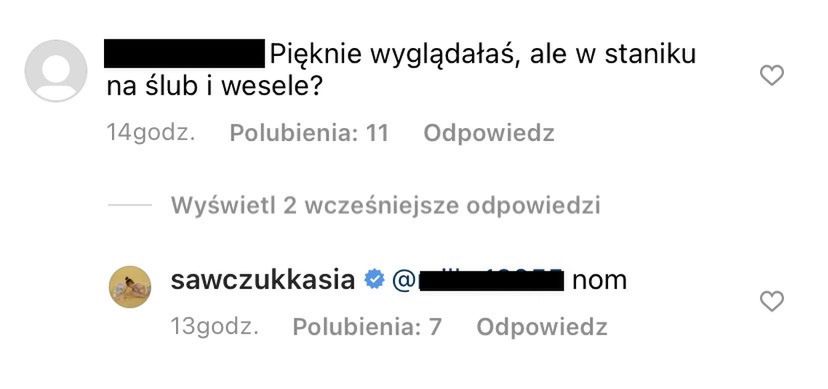 "Nowoczesna" Kasia Sawczuk baluje na weselu siostry w STANIKU