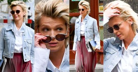 #TRENDY: Magda Mołek w plisowanej spódnicy