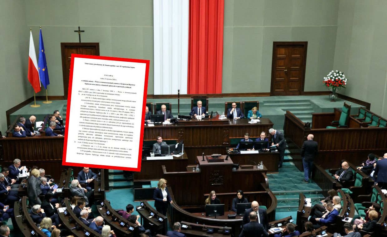 Zamieszczono dokument na stronie Sejmu. Chodzi o KRS