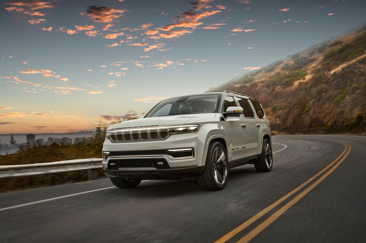 Jeep Grand Wagoneer Concept ma być pierwszym "american premium". Jedna rzecz się nie udała