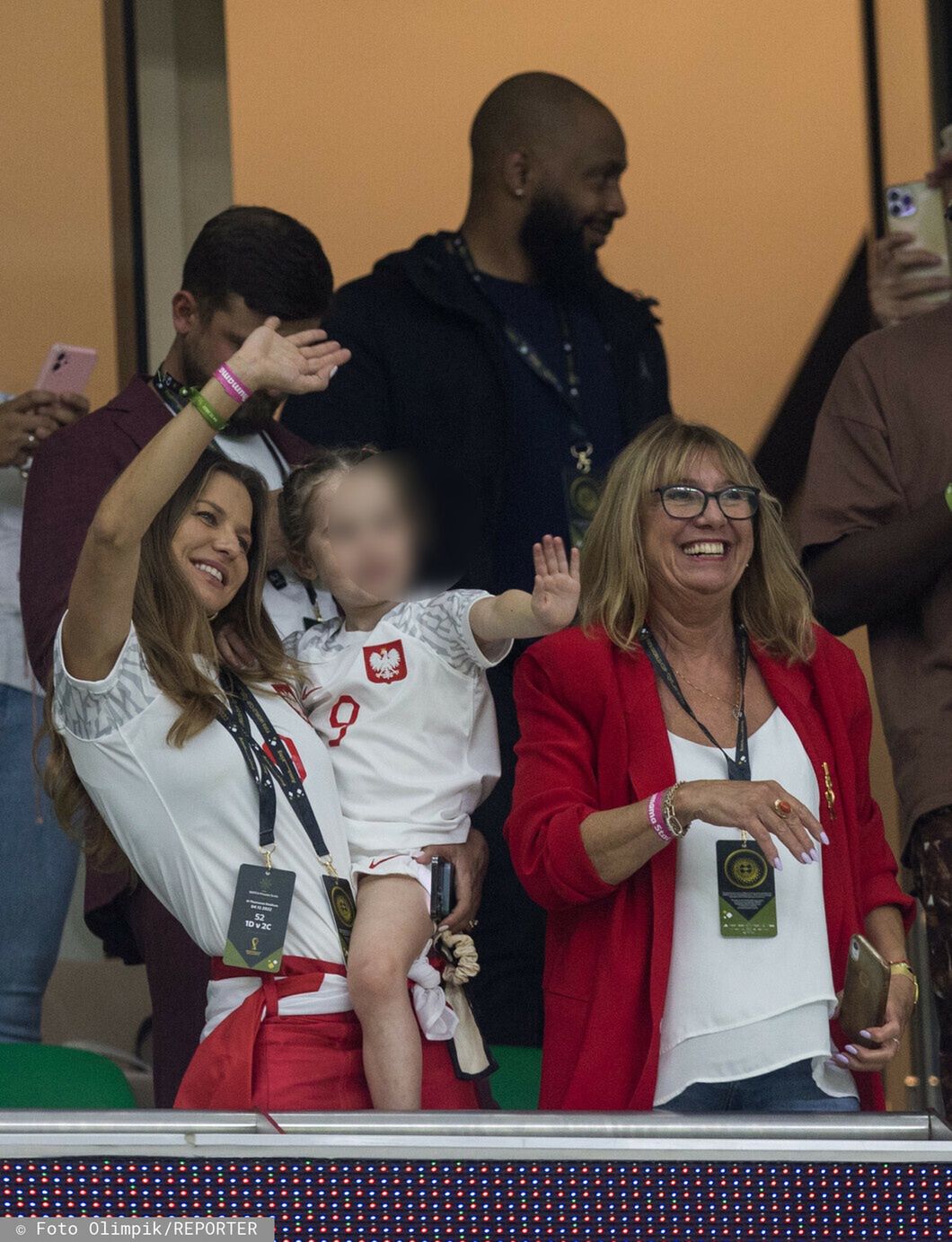 Anna Lewandowska podczas rodzinnego kibicowania