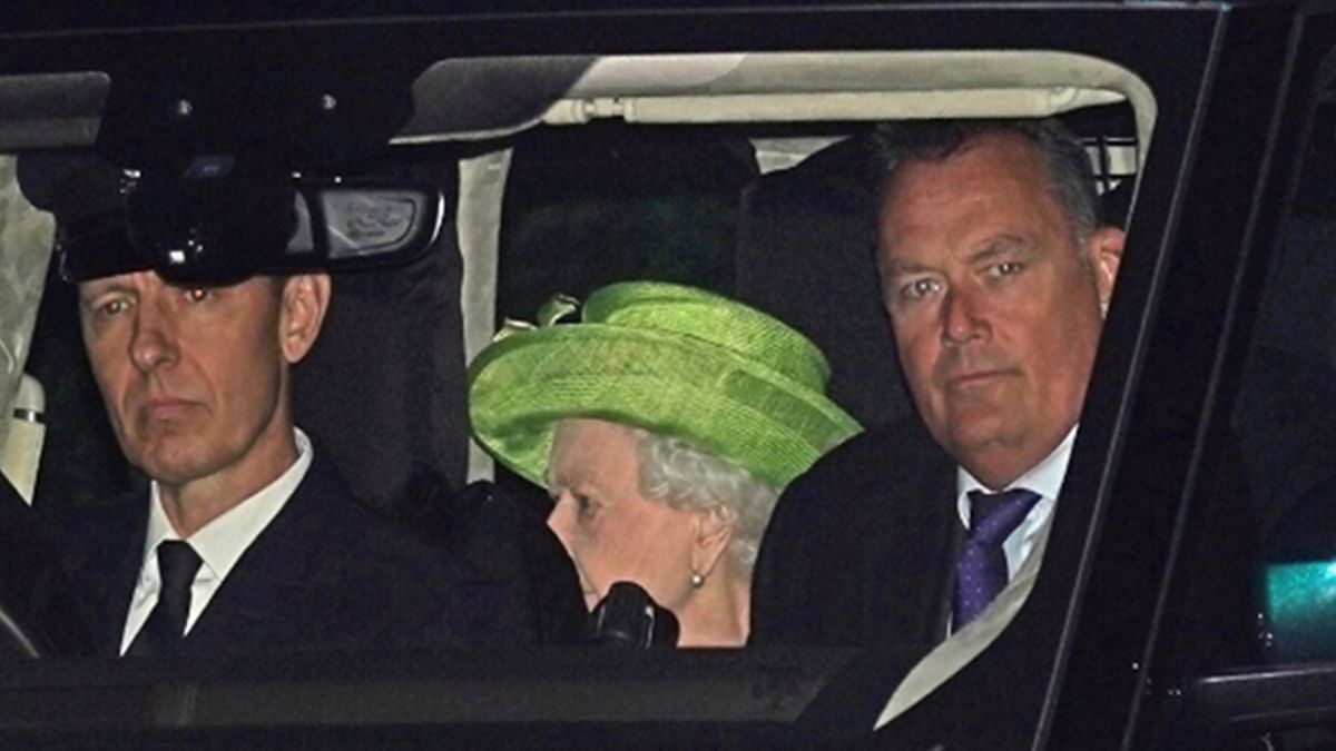 Królowa podróżowała samochodem