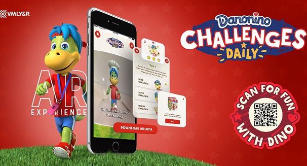 Danonino uczy dzieci odporności w świecie rozszerzonej rzeczywistości