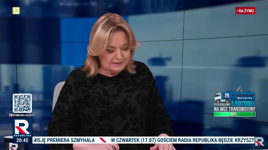 Danuta Holecka otworzyła się na antenie Republiki