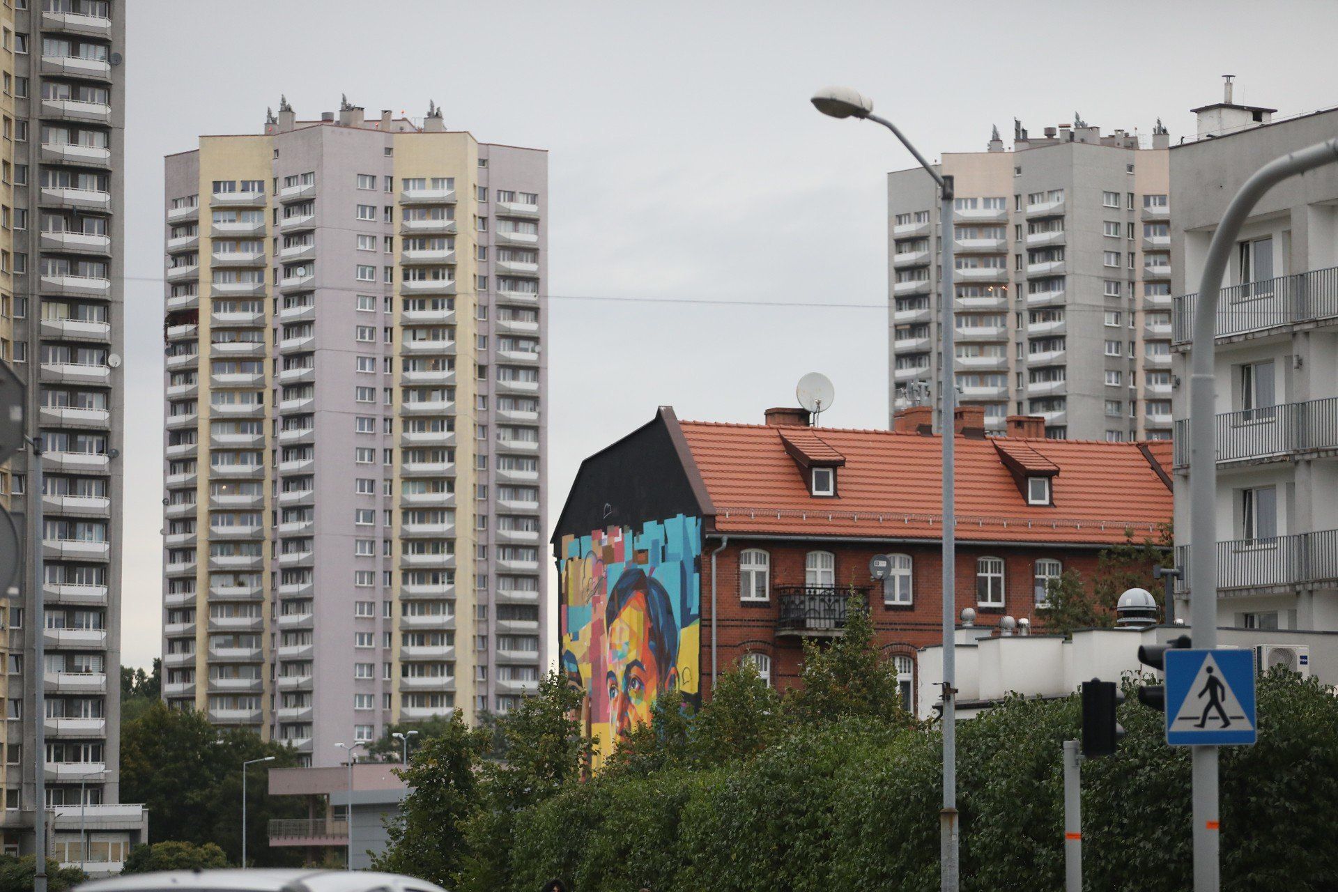25.09.2025 KATOWICE MURAL WOJCIECHA KORFANTEGO FOT. MARZENA BUGALA-ASTASZOW/ /DZIENNIK ZACHODNI/ POLSKA PRESS
