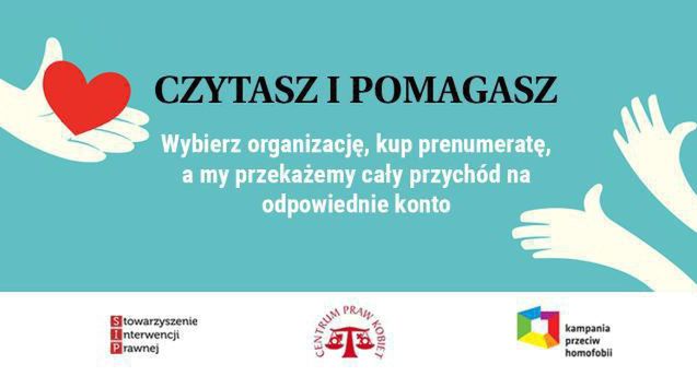 Abonenci cyfrowych prenumerat „Gazety Wyborczej” zapłatę za nie mogą przekazywać trzem organizacjom społecznym