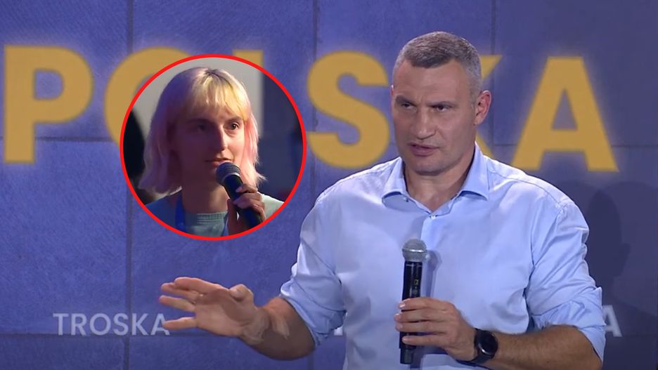 Nastya Podorozhnya zapytała Kliczkę. Ten jednak w ogóle jej nie 