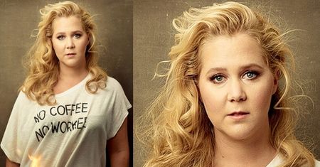 Amy Schumer pozuje z płonącym kroczem...