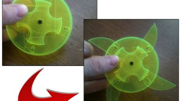 Rozkładana broń ninja DIY! [wideo] 1