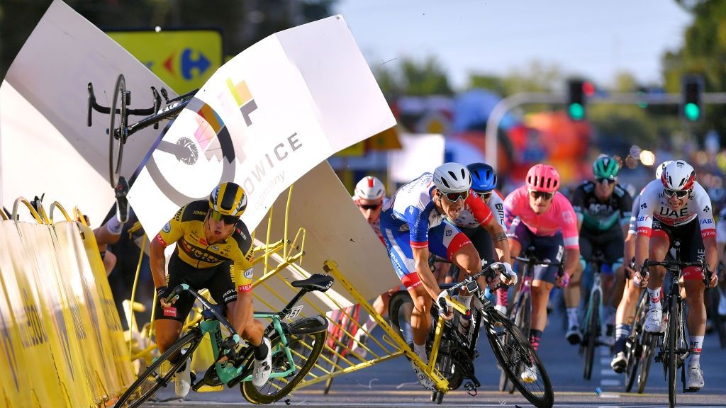 Wypadek Fabio Jakobsena podczas Tour de Pologne