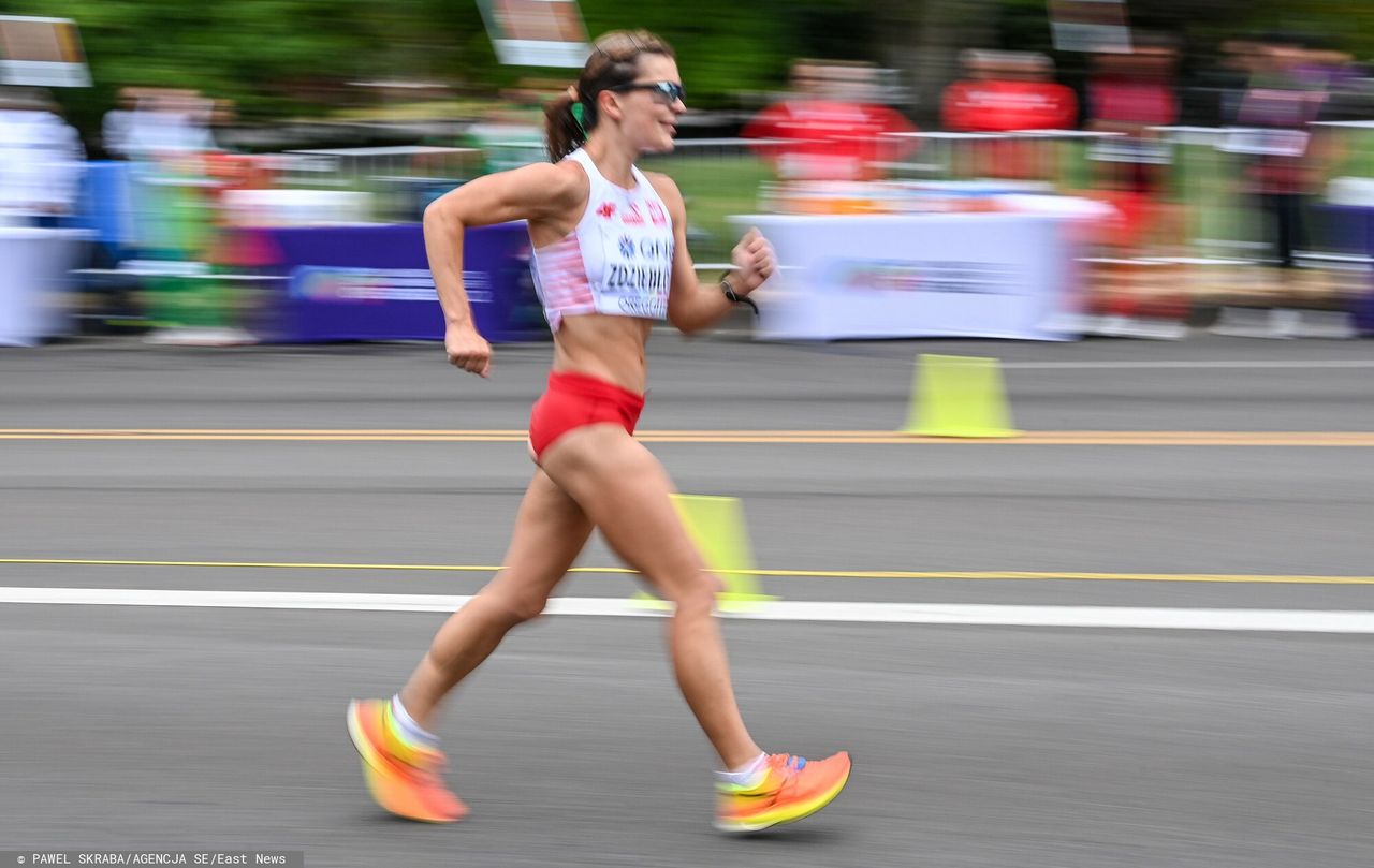 Katarzyna Zdziebło w 2022 roku została wicemistrzynią świata w chodzie na 35 km