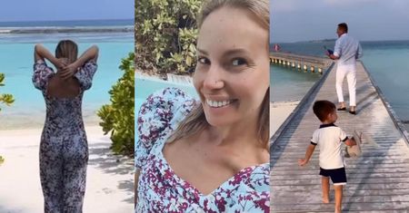 Izabela Janachowska relaksuje się nad lazurową laguną (ZDJĘCIA)