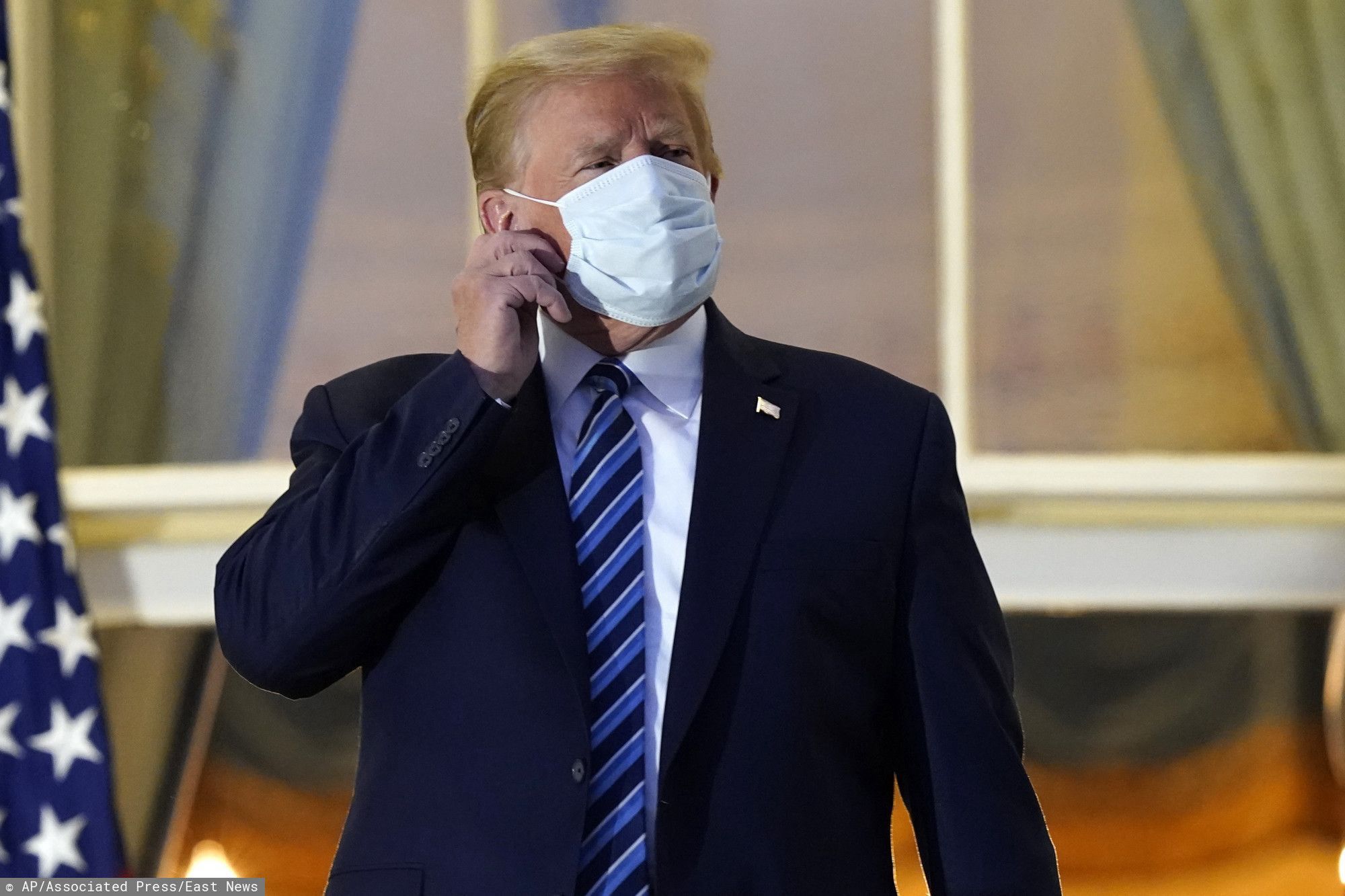 Donald Trump wyszedł ze szpitala.