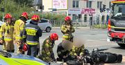 Warszawa: Wypadek na Targówku. Motocyklista zderzył się z autem