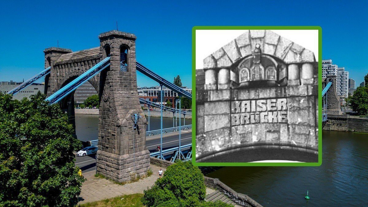Konserwator mówi, że projekt z napisem &#34;Kaiserbrücke&#34; otrzymał od magistratu. Magistrat twierdzi, że o przywróceniu napisu zdecyduje konserwator.