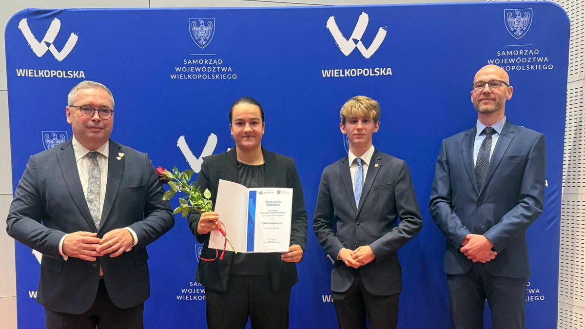 Oliwia Rutkowska w Urzędzie Marszałkowskim w Poznaniu. 