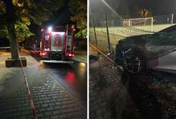 Wjechała na boisko podczas meczu dzieci