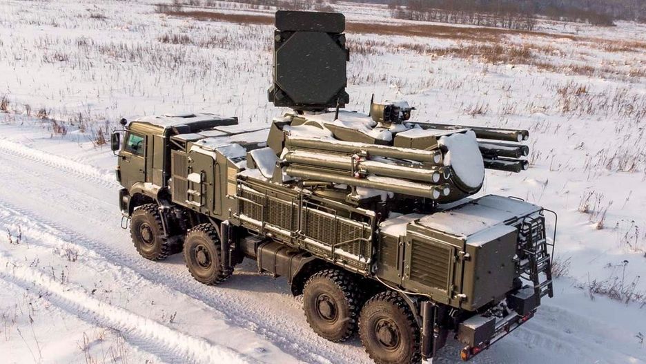 "Iracki" Pancyr-S1 zauważony w Ukrainie