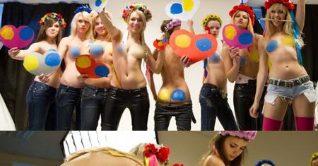 Rozebrane ukraińskie feministki! (SEKSOWNE?)