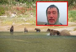 Oglądali transmisję z Parku Narodowego Katmai. Nagle dostrzegli turystę