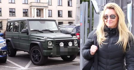 Wojciechowska zostawia Mercedesa na kopercie