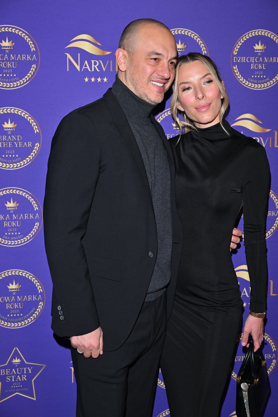 Ewa Chodakowska z mężem 
