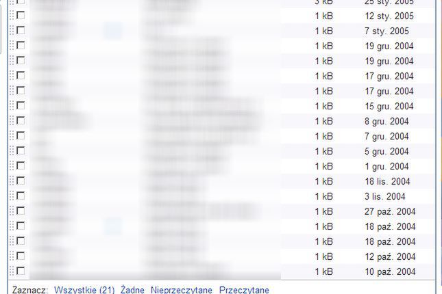Od KKI.net.pl do Gmaila i Yandeksu. Jak moje maile opowiadają historię Internetu? 9