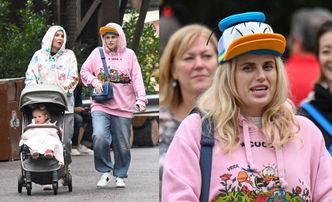 Rebel Wilson w bluzie za 6 tysięcy spaceruje po Disneylandzie ze świeżo upieczoną żoną i ich 2-letnią córką