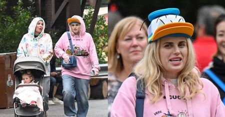 Rebel Wilson w bluzie za 6 tysięcy spaceruje po Disneylandzie ze świeżo upieczoną żoną i ich 2-letnią córką