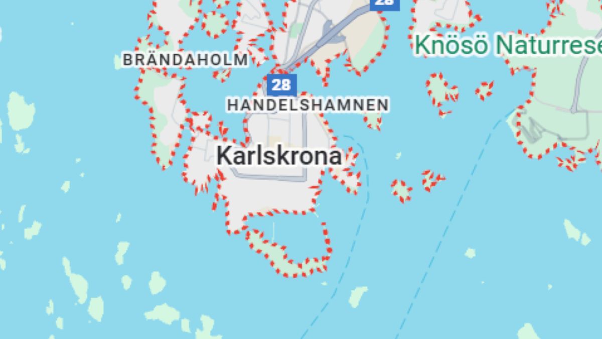 Zaobserwowano drony nad archipelagiem w Karlskronie