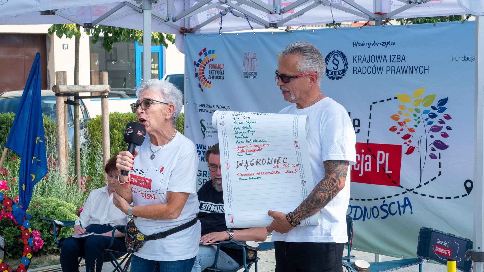 „Słowa, które łączą” – Tour de Konstytucja PL zatrzymał się w Wągrowcu