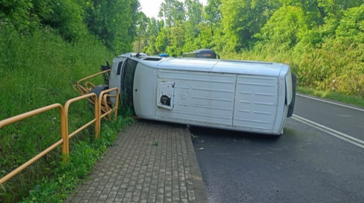 Wypadek w Przybysławicach. Ruch wahadłowy na krajowej trasie numer 79