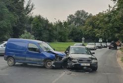 Wrocław. Wypadek na Strzegomskiej. Spore utrudnienia w zachodniej części miasta