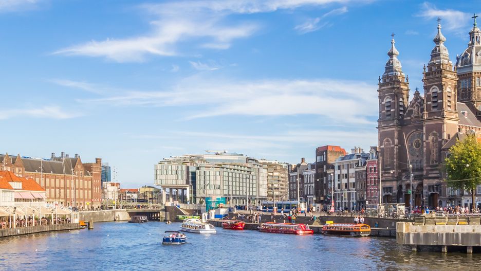 Panorama Amsterdamu (zdjęcie ilustracyjne)