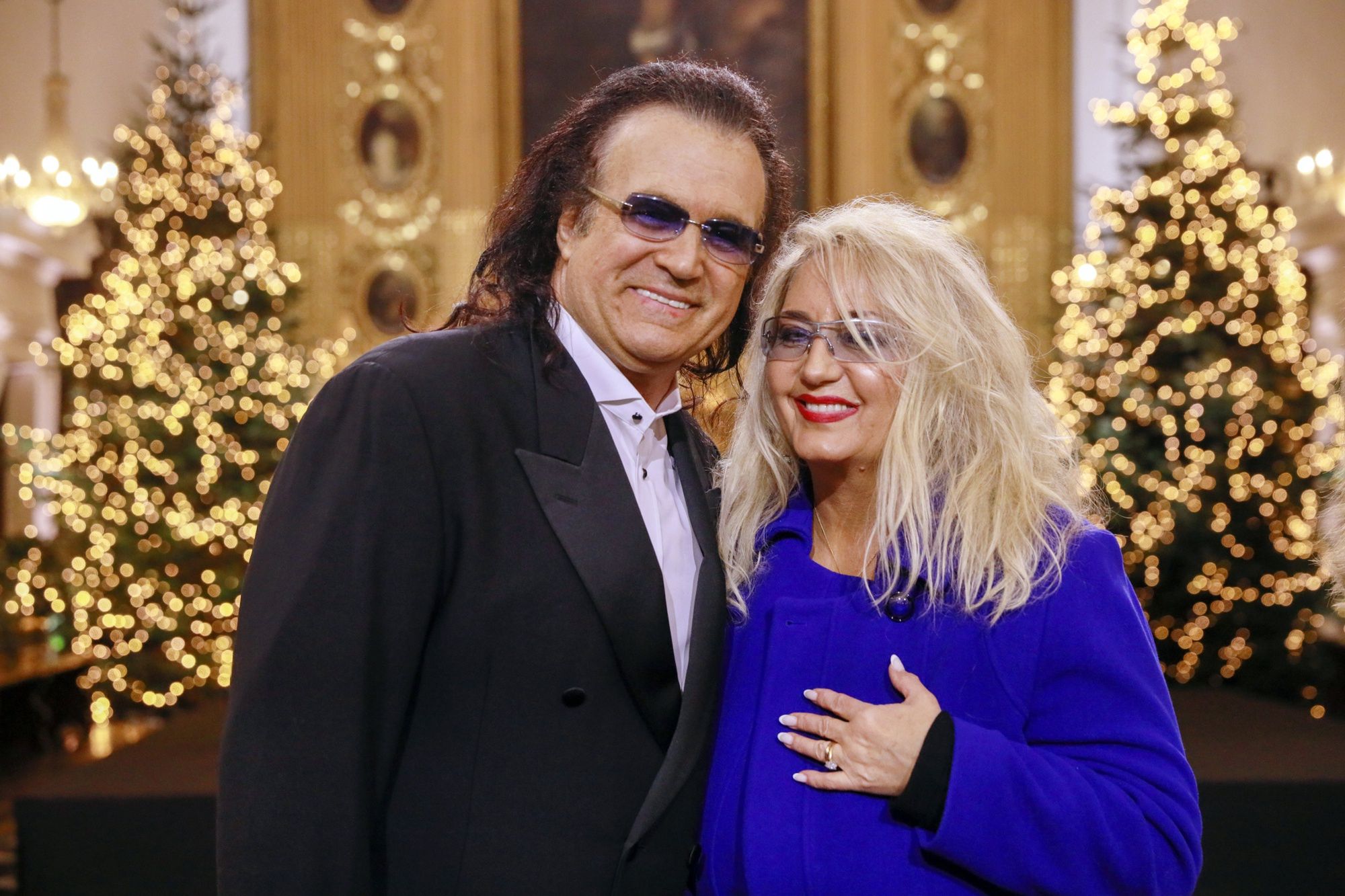 Marek Torzewski z żoną Barbara 